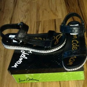 Brand New Black Sam Edelman Sandals, Size 8